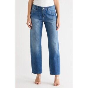 L'AGENCE Marjorie Women’s Coated Slouch Slim Straight Jeans Size 28 NWT